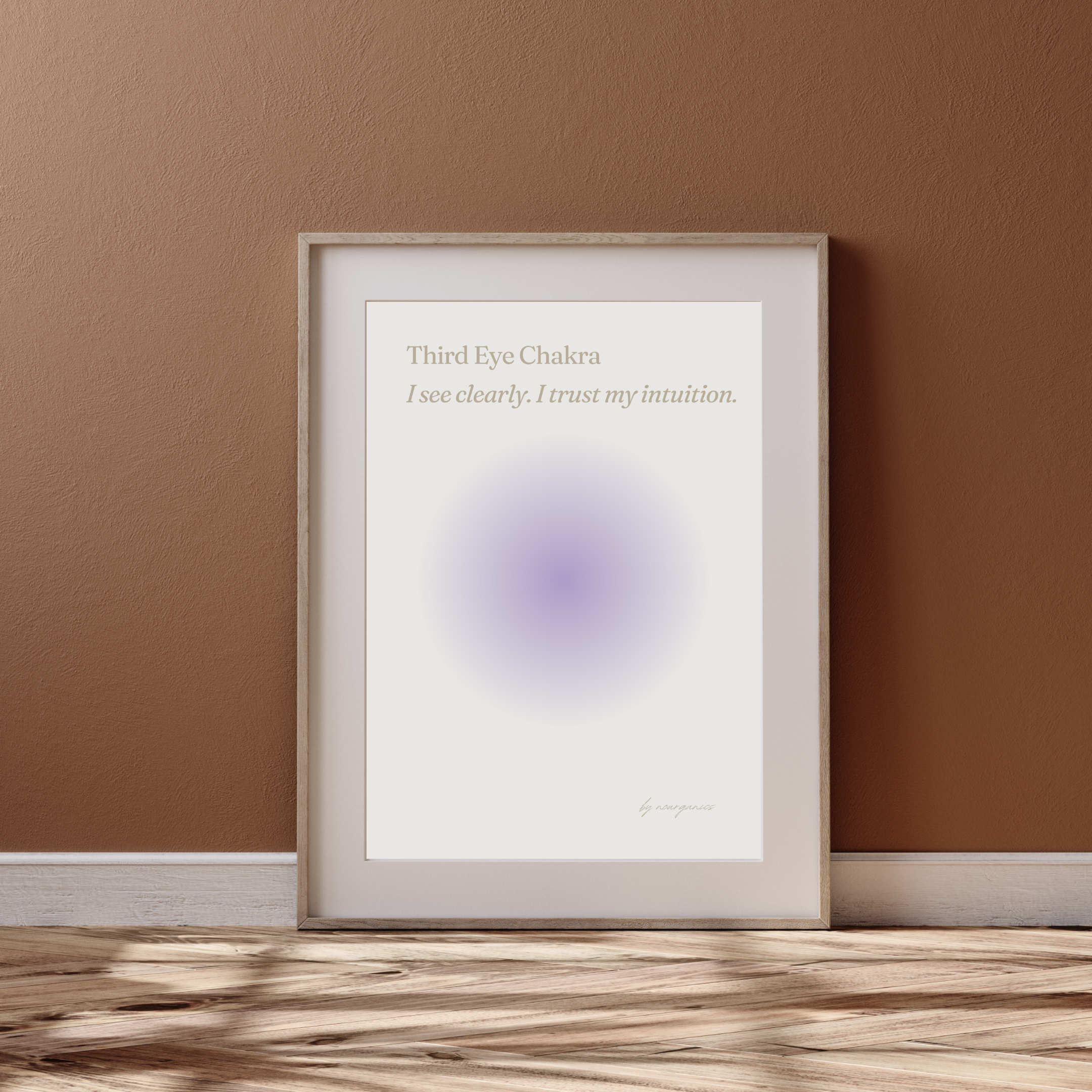 Affirmationsposter Chakrensystem ◎ : sieben Chakren  (PDF)