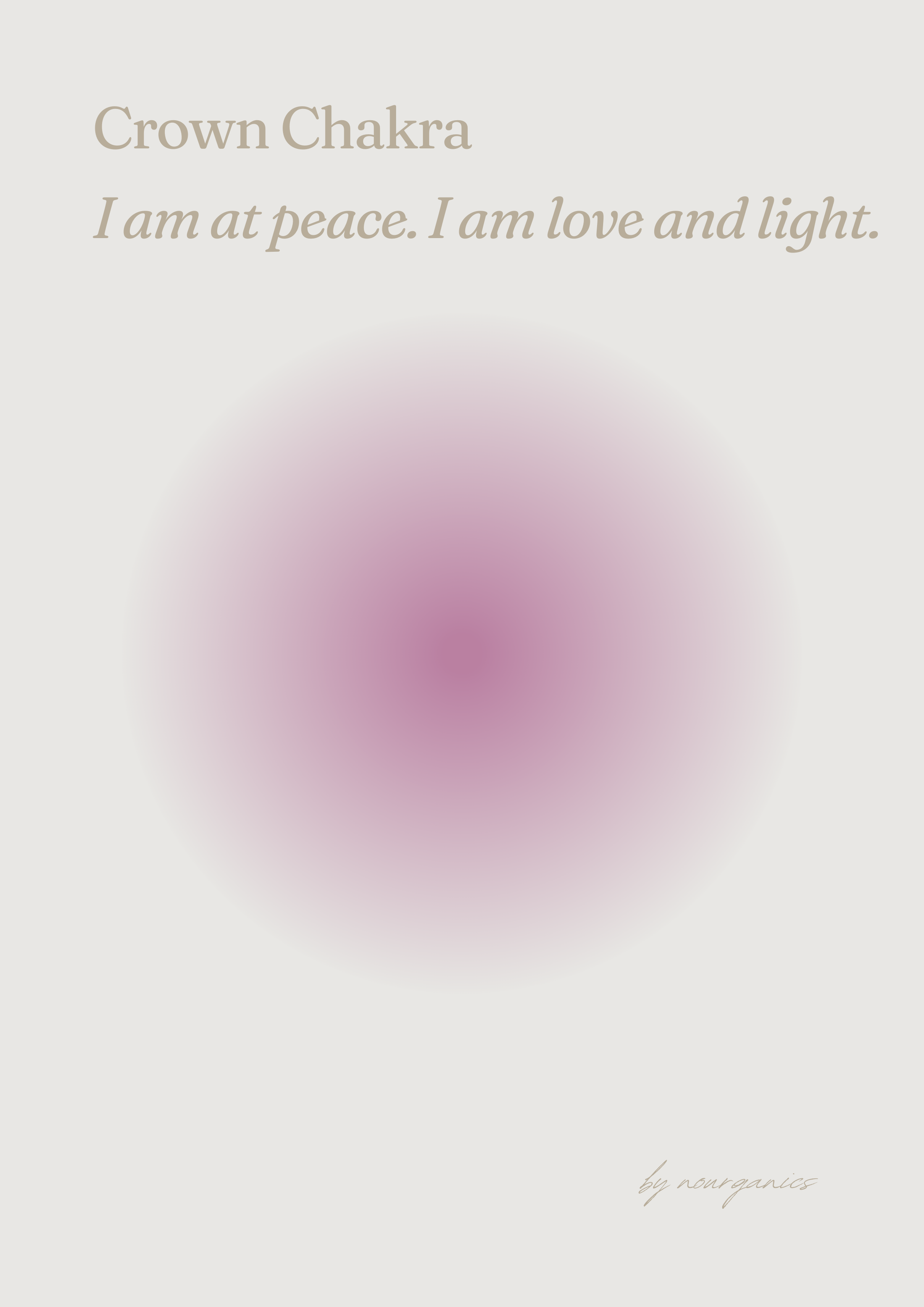 Affirmationsposter_Crown Chakra