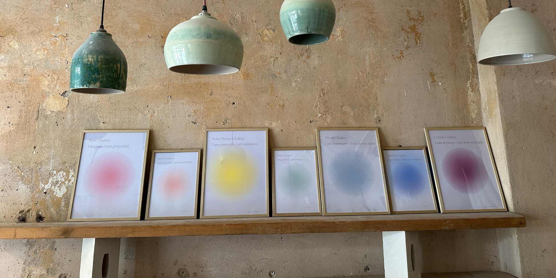 Affirmationsposter_sieben Chakren_Chakrensystem_Mindset