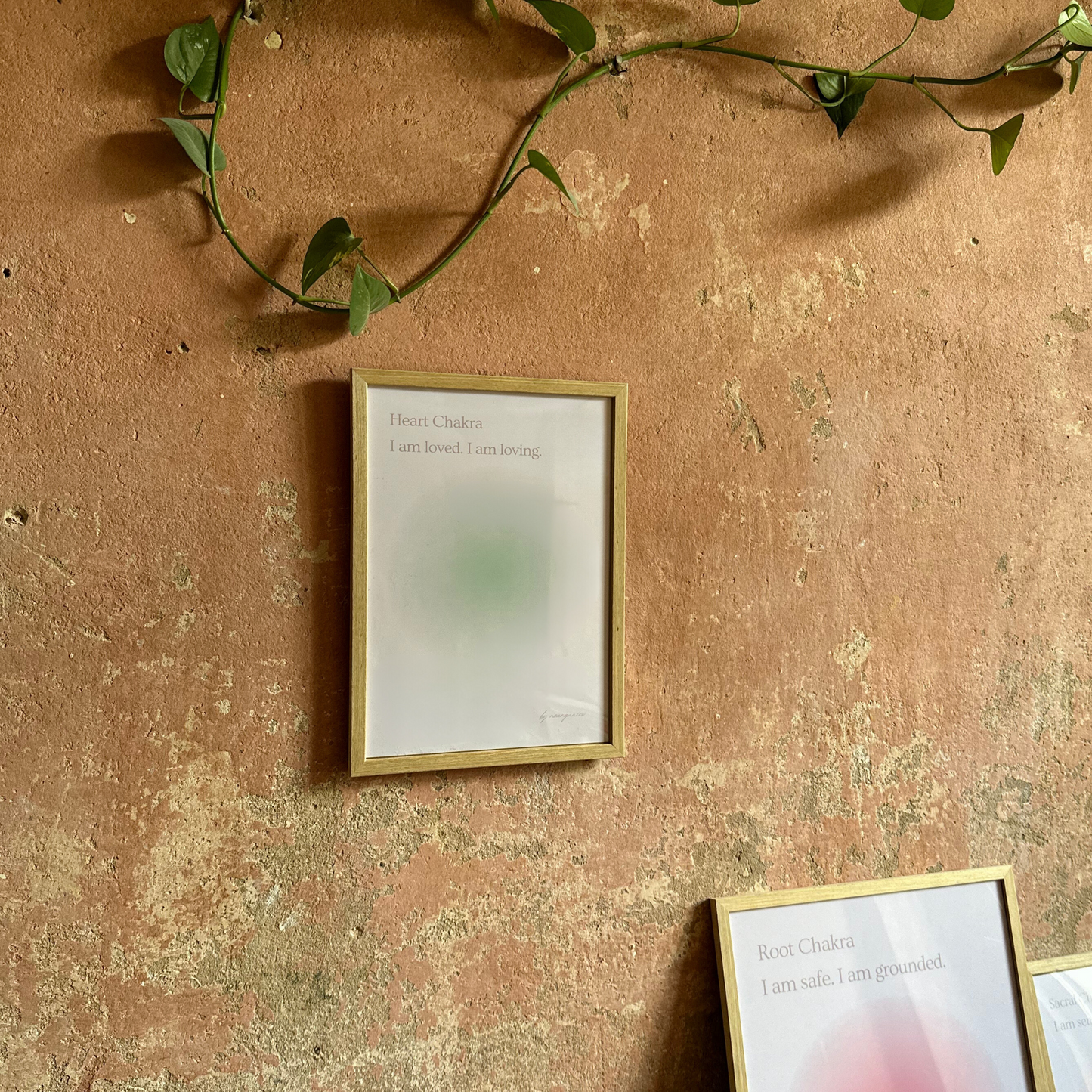 Affirmationsposter_Chakrensystem_Heart Chakra_Herzchakra