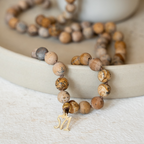 handgeknüpfte Gebetskette_Tesbih_Jaspis_Heilsteine_Natursteine_Spiritualität_Gebet_Dhikr_nourganics