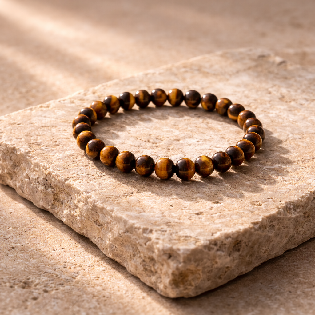 Armband aus  Tigerauge unisex ◎ (handmade)