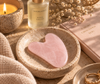 Gua Sha aus Rosenquarz