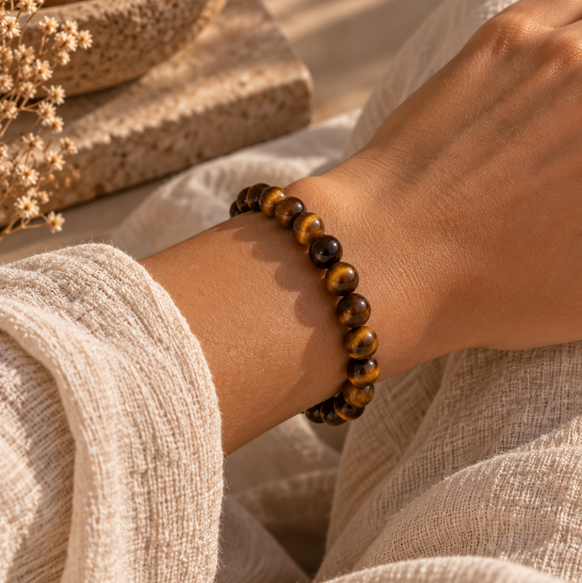 Armband aus Tigerauge – Handmade